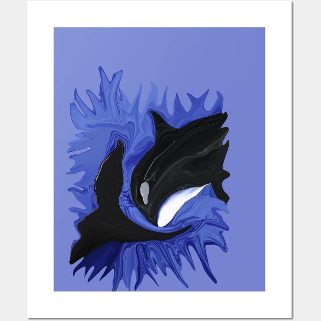 Orca's Graduation Wall Art by distortionart